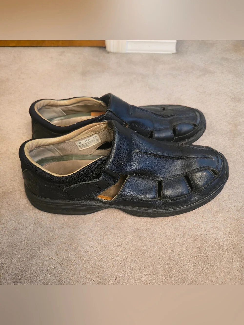 Timberland Altamont Sandals Mens 13M Black Fisherman Comfort Shoes 79059 Casual